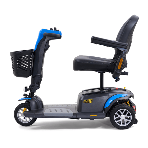 Golden Buzzaround LX 3-wheel scooter, side view
