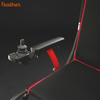 Close view of the Feather power wheelchair joystick and armrest