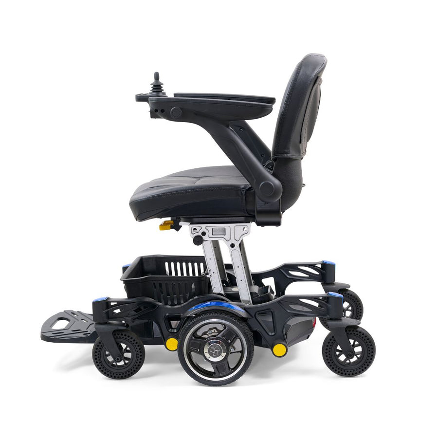 Golden Buzzaround CarryOn power wheelchair, side view