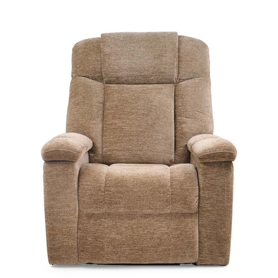 Golden Rhea lift chair in sand fabric