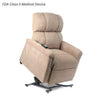 Golden Comforter lift chair raised to stand