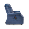 Golden Cambridge lift chair, side view