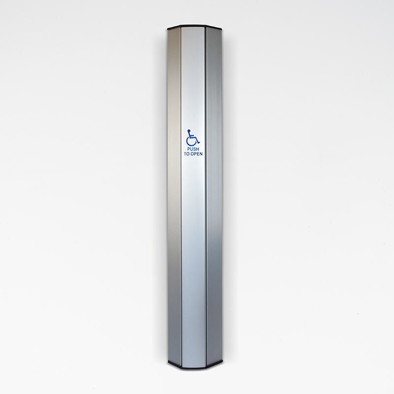 Open Sesame 36 inch vertical stainless steel push pad
