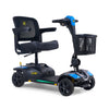 Golden Buzzaround XL+ 4-wheel scooter with blue trim