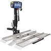 Harmar AL100-DE scooter lift, side view