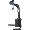 Harmar AL425 (base model shown) hoist lift with the arm turned in, side view on white