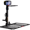Harmar AL560 (base model shown) lift with the platform lowered, three-quarter view on white