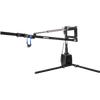 Harmar AL815CC (base model shown) hoist lift with its boom extended, side view on white