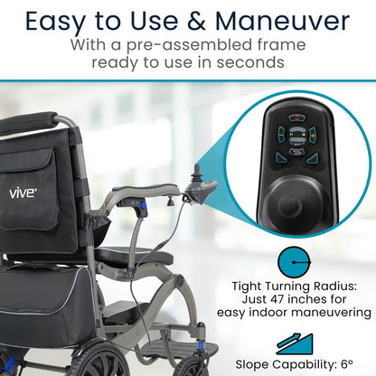 Air Frame Power Wheelchair - Magnesium Collection