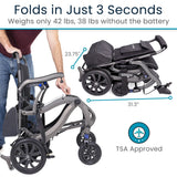 Air Frame Power Wheelchair - Magnesium Collection