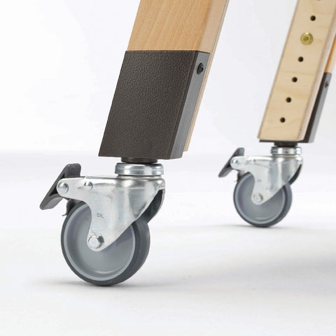 Smirthwaite mobile leg with a 75 mm caster