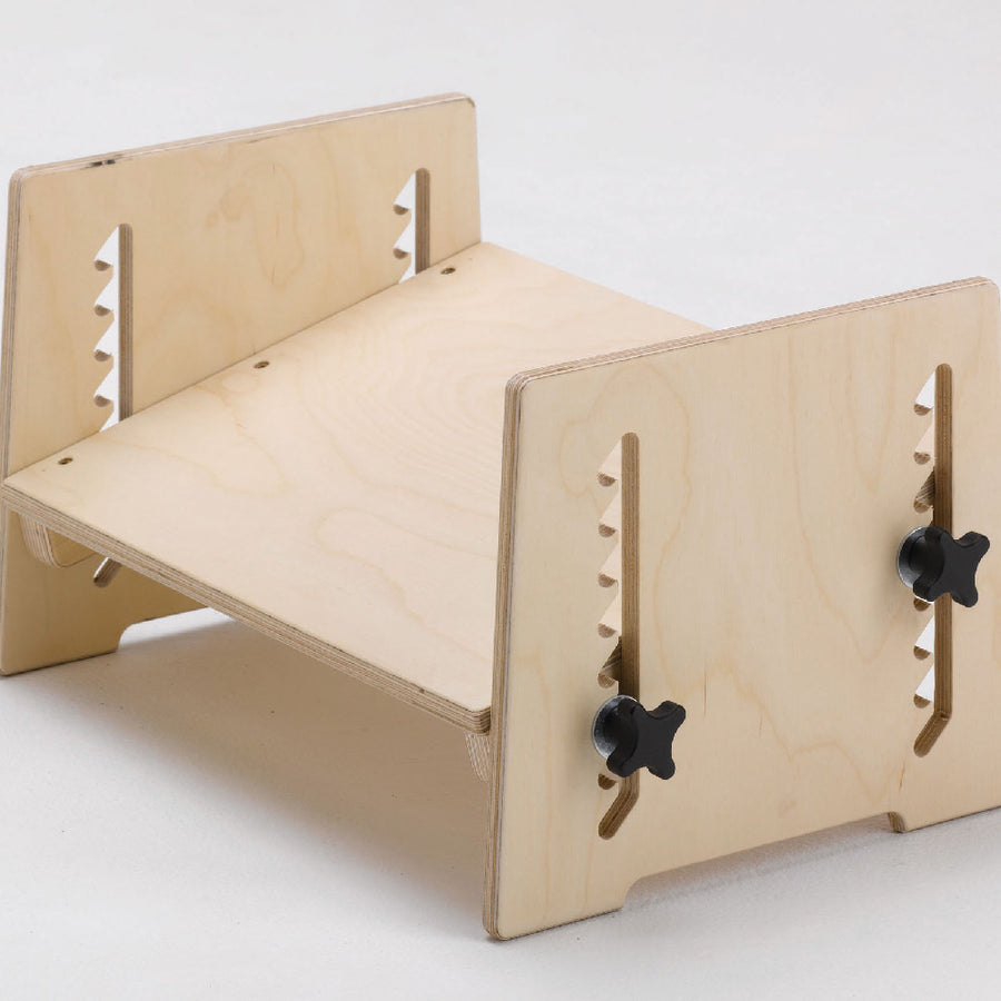 Smirthwaite independent adjustable footrest in birch plywood