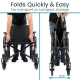 Bariatric Transport Wheelchair