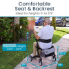 Bariatric Carbon Fiber Rollator