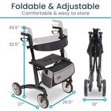 Bariatric Carbon Fiber Rollator