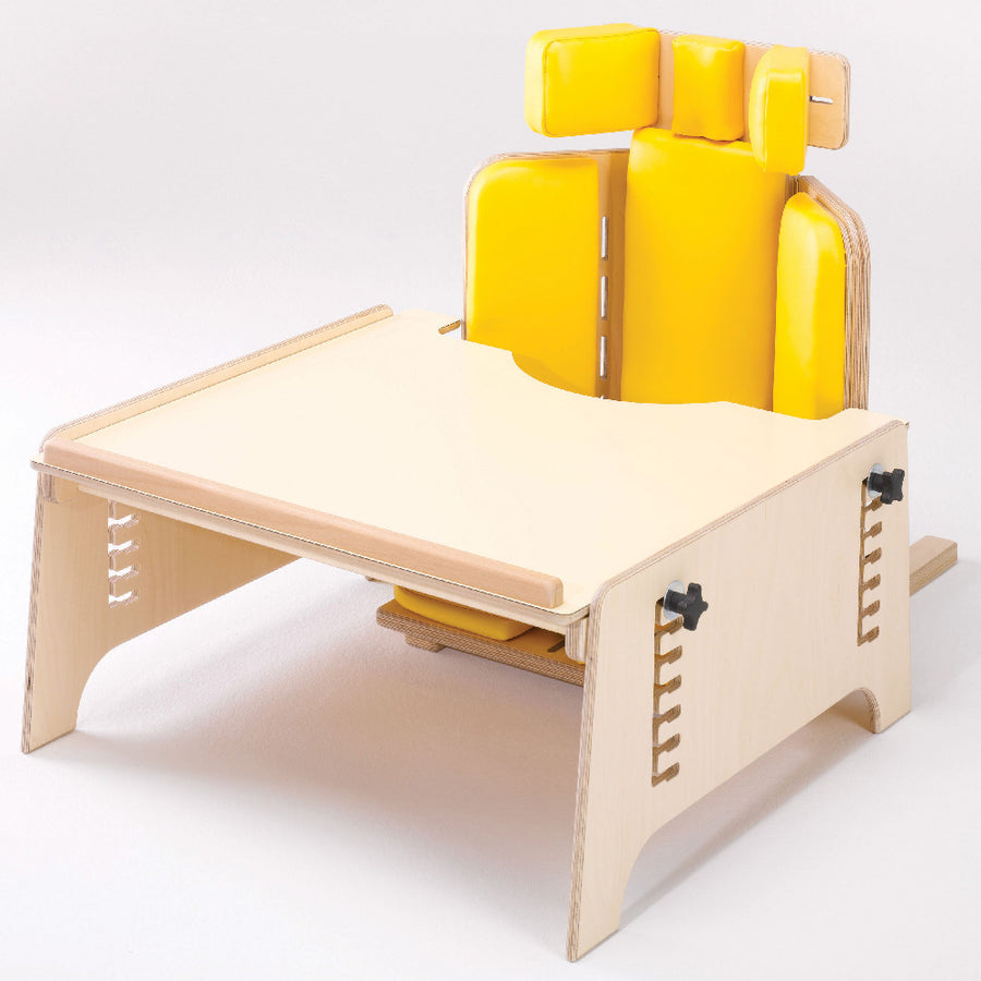 Smirthwaite corner chair with the table tray fitted