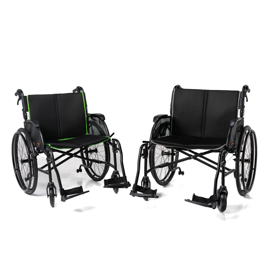 Two Feather Chair HD wheelchairs side by side