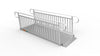 EZ-ACCESS GATEWAY 3G Solid Surface Portable Ramp, 9 ft / Vertical Picket / Non-Coated