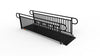 EZ-ACCESS GATEWAY 3G Solid Surface Portable Ramp, 10 ft / Vertical Picket / Black