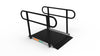 EZ-ACCESS GATEWAY 3G Solid Surface Portable Ramp, 4 ft / Vertical Picket / Black
