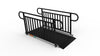 EZ-ACCESS GATEWAY 3G Solid Surface Portable Ramp, 6 ft / Vertical Picket / Black