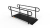 EZ-ACCESS GATEWAY 3G Solid Surface Portable Ramp, 7 ft / Two-Line / Black