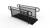 EZ-ACCESS GATEWAY 3G Solid Surface Portable Ramp, 7 ft / Vertical Picket / Black
