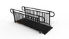 EZ-ACCESS GATEWAY 3G Solid Surface Portable Ramp, 8 ft / Vertical Picket / Black