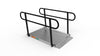 EZ-ACCESS GATEWAY 3G Solid Surface Portable Ramp, 5 ft / Two-Line / Non-Coated Deck with Black Rail