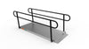 EZ-ACCESS GATEWAY 3G Solid Surface Portable Ramp, 8 ft / Two-Line / Non-Coated Deck with Black Rail