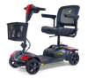 Golden Buzzaround XL 4-wheel scooter with red trim