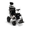 ComfyGO Majestic IQ-9000 reclining power wheelchair with a silver frame