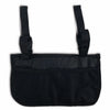 Back of the black armrest storage bag