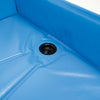 Close view of the Mobi-Shower trolley drain