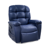 Golden Cloud Supreme lift chair in blue leather