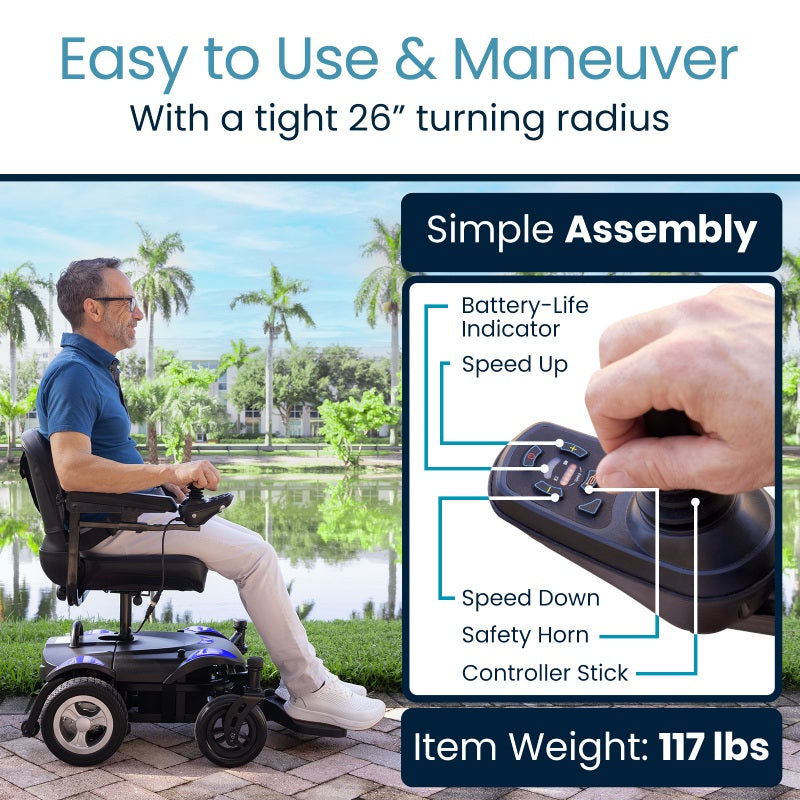 Custom Power Chair Power Wheelchair Model C – Custom Mobility