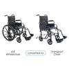 Protekt Cambria Convertible Transport Chair / Wheelchair