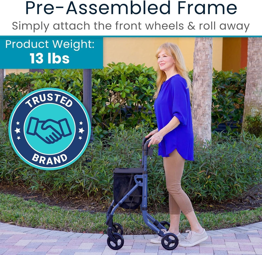 Rollator With Cupholder Tray