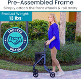 Rollator With Cupholder Tray