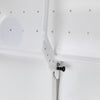 Close view of the shower stretcher wall bracket