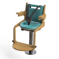 Smirthwaite Sunni chair with the footrest fitted