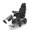 ComfyGO X-9 power wheelchair with high back and elevating leg rests, black