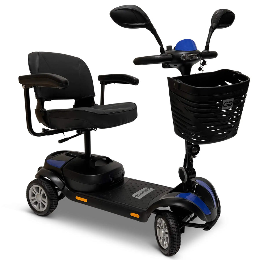 ComfyGO Z-4 scooter fitted with left and right mirrors