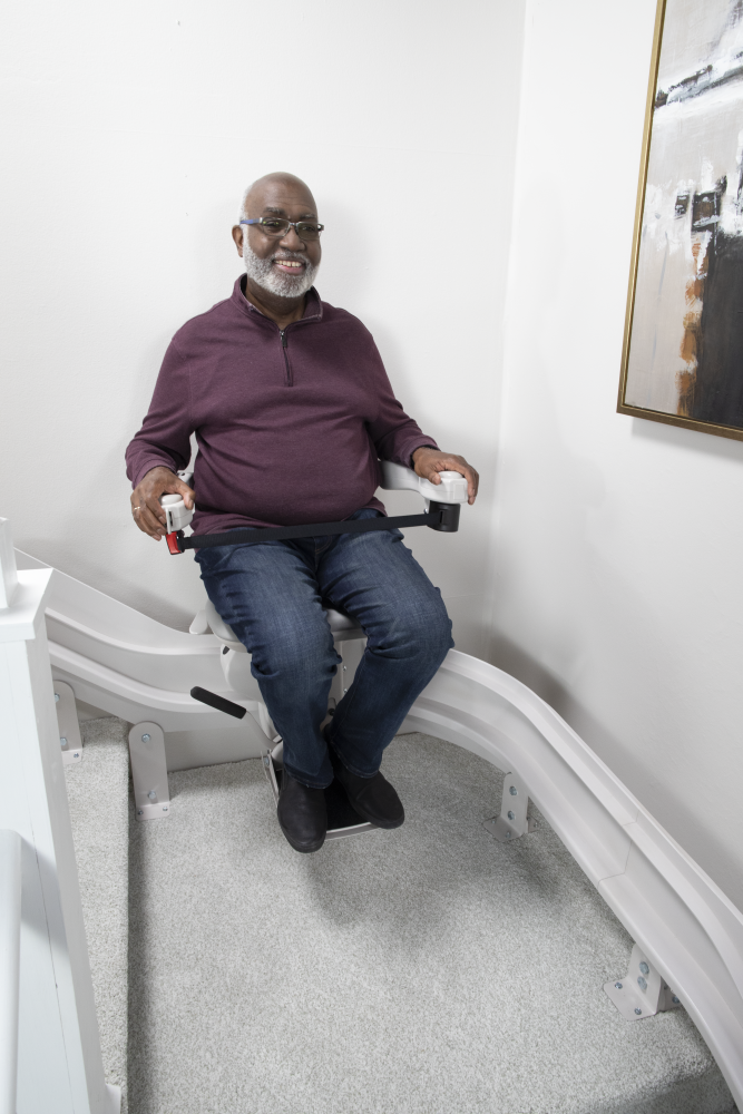 Bruno Elite Curved Stairlift CRE-2110