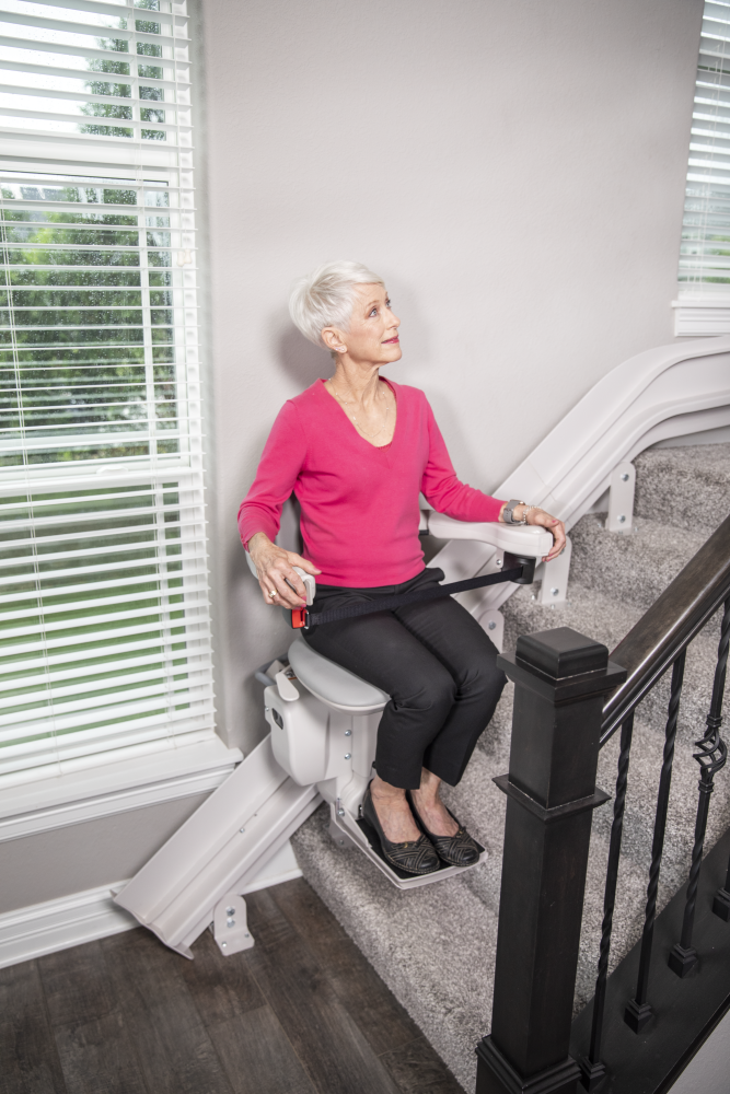 Bruno Elite Curved Stairlift CRE-2110