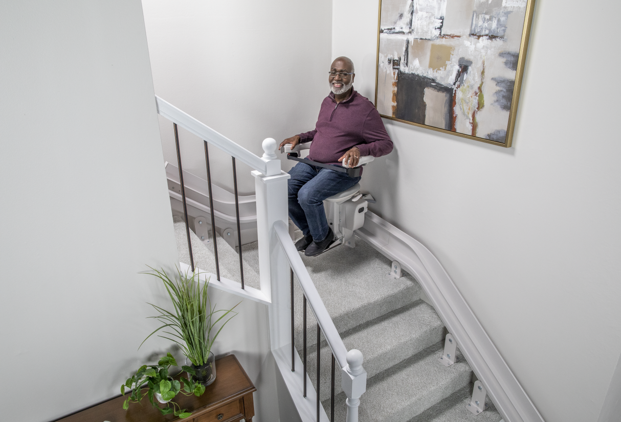 Bruno Elite Curved Stairlift CRE-2110