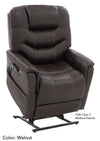 Pride VivaLift! Elegance 2 power lift recliner in dark brown