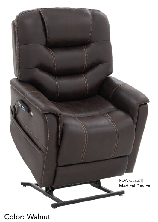Pride VivaLift! Elegance 2 power lift recliner in dark brown