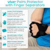 Palm Protector with Finger Separators