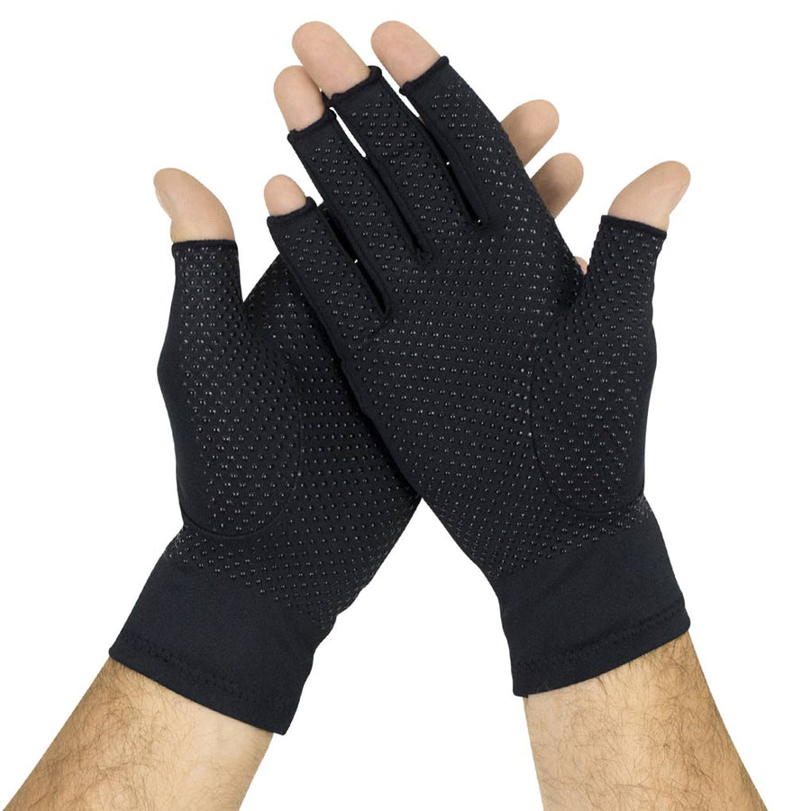 Copper Arthritis Gloves, Fingerless